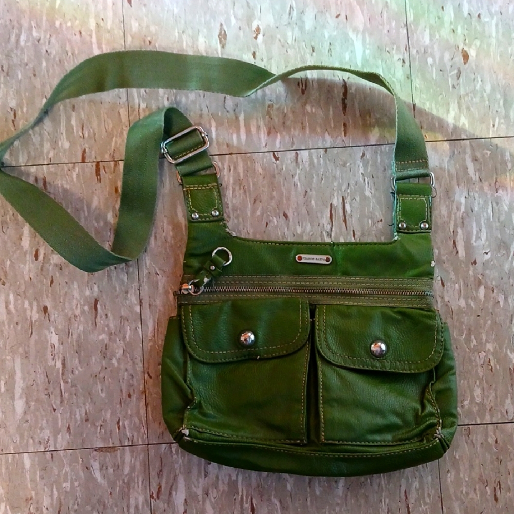 Green Franko Sarto Crossbody Bag